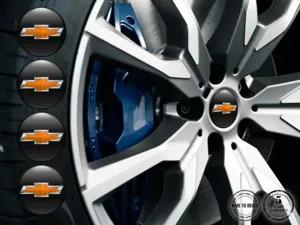 Chevrolet Calcomanías de Aro Edición Pegatinas Silicona Custom